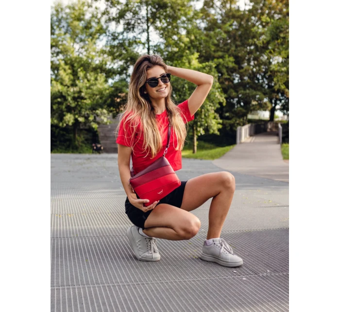 Kabelka VUCH Coalie Striped Red