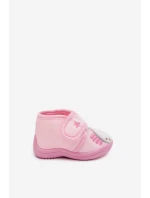 Dětské bačkory na suchý zip – růžové Jeselle Dětské bačkory na suchý zip – růžové Jeselle