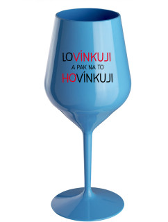A NA TO  modrá nerozbitná sklenice na víno 470 ml model 19346595 - Giftela