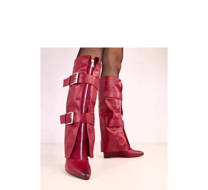 Kozačky na klínech  model 220244 Solea