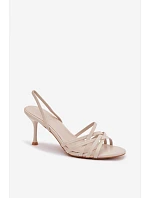 Sandály na podpatku  model 227438 Step in style