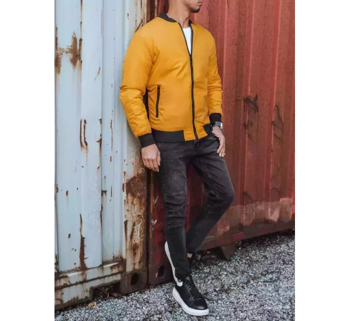 FashionStreet pánská velbloudí bunda bomber TX3825