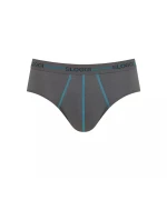 Pánské slipy Start Midi C2P box - BROWN - LIGHT COMBINATION - černnošedé M003 - SLOGGI