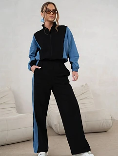 Tepláková souprava mikina na zip + široké kalhoty model 22049162 - Moon