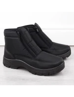 Novinky M EVE439 černé zateplené sněhule