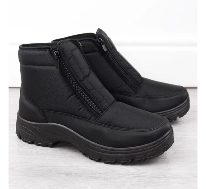 Novinky M EVE439 černé zateplené sněhule