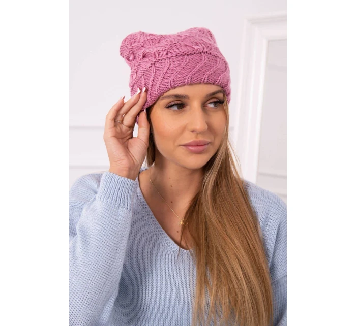 Dámská čepice Dagmara K332 tmavě růžová Dámská čepice Dagmara K332 tmavě růžová
