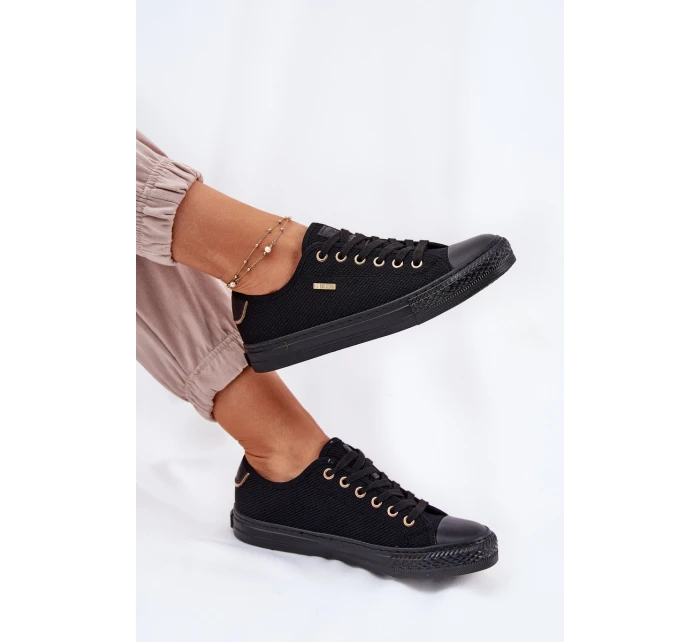 Dámské Textilní Tenisky Big Star RR274765 Černé Dámské Textilní Tenisky Big Star RR274765 Černé