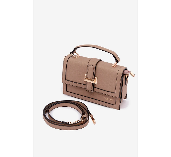 Kabelka Listonoska Tmavě Béžová Nelsera