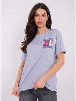 T shirt model 21821417 jasny fioletowy - FPrice