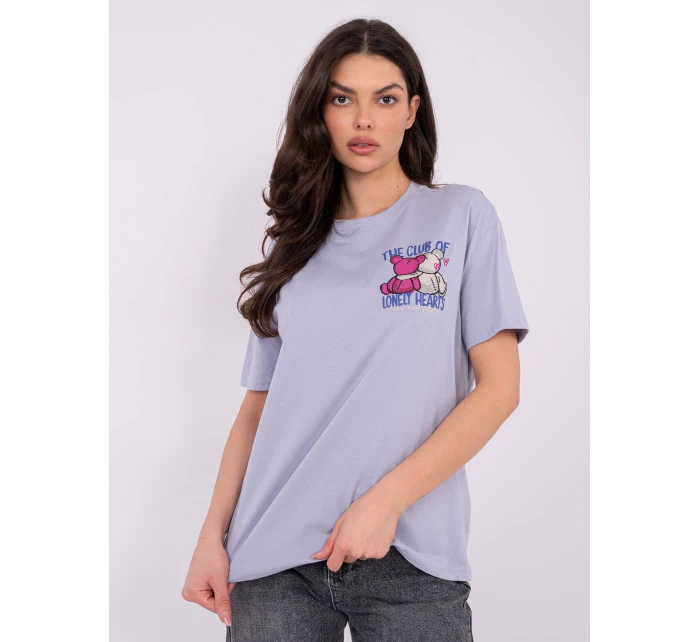 T shirt model 21821417 jasny fioletowy - FPrice