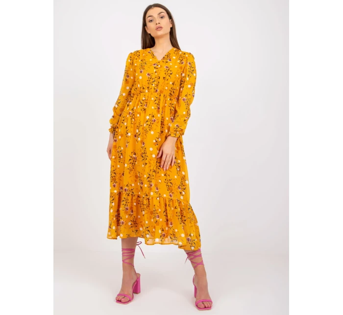 Šaty RO SK ELB 2309.98 tmavě žlutá