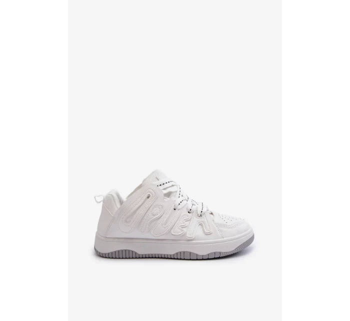 Dámské eko kožené tenisky bílé Berilla Dámské eko kožené tenisky bílé Berilla