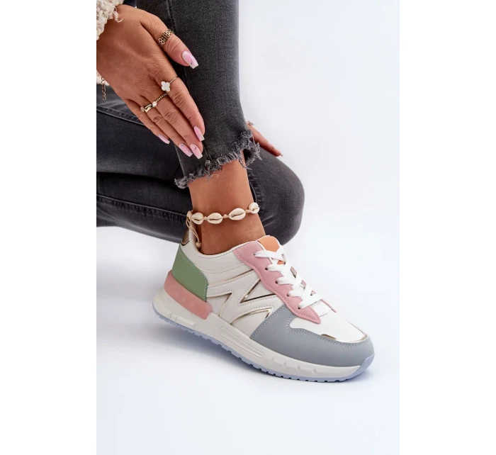 Dámské tenisky vyrobené z eko kůže Multicolor Kaimans Dámské tenisky vyrobené z eko kůže Multicolor Kaimans