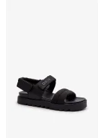 Dámské sandály na platformě Big Star černé Dámské sandály na platformě Big Star černé