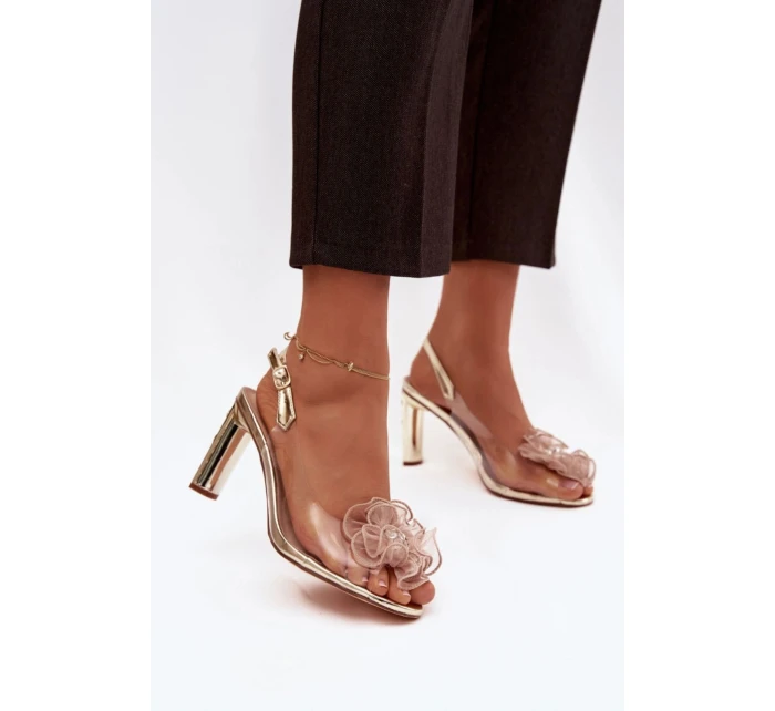 Sandály na podpatku  model 225149 Step in style