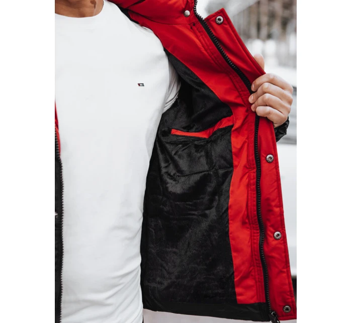 Pánská prošívaná zimní bunda černá FashionStreet TX4568