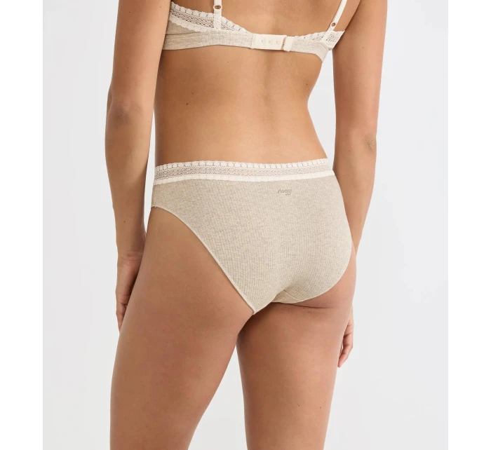 sloggi GO Ribbed R Tai C2P - GRAY - SLOGGI GRAY - SLOGGI