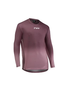 Cyklistické tričko NORTHWAVE Edge 2 Jersey L/s, růžové
