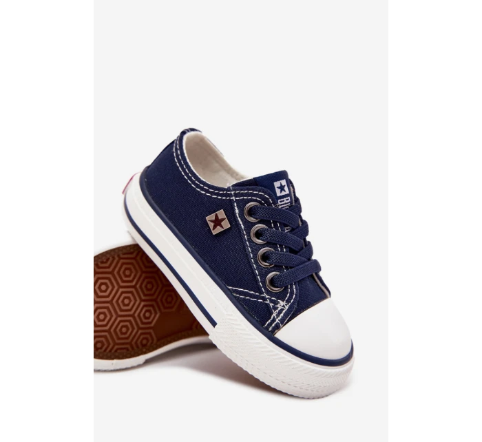 Dětské Klasické Tenisky Big Star DD374162 Tmavě Modré Dětské Klasické Tenisky Big Star DD374162 Tmavě Modré