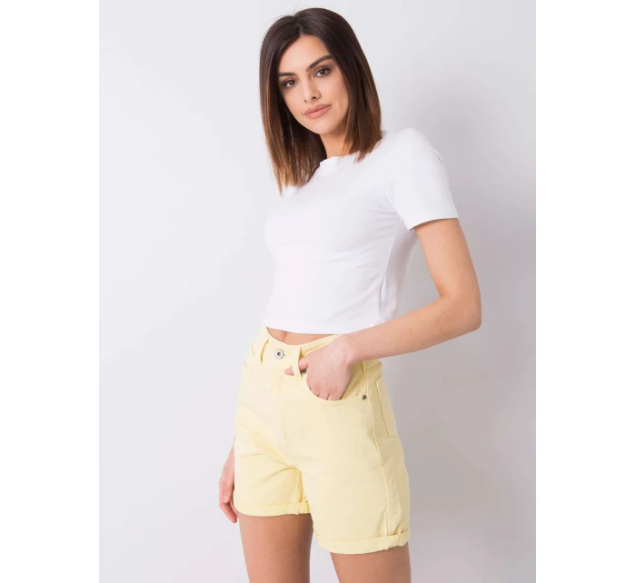 Šortky 334 SN 7706.08 světle žlutá