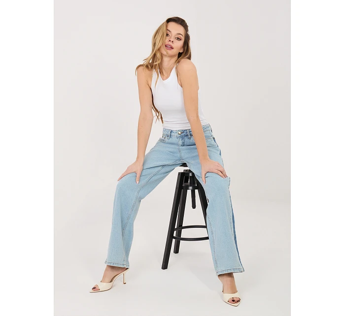 Spodnie model 22041057 jasny niebieski - FPrice