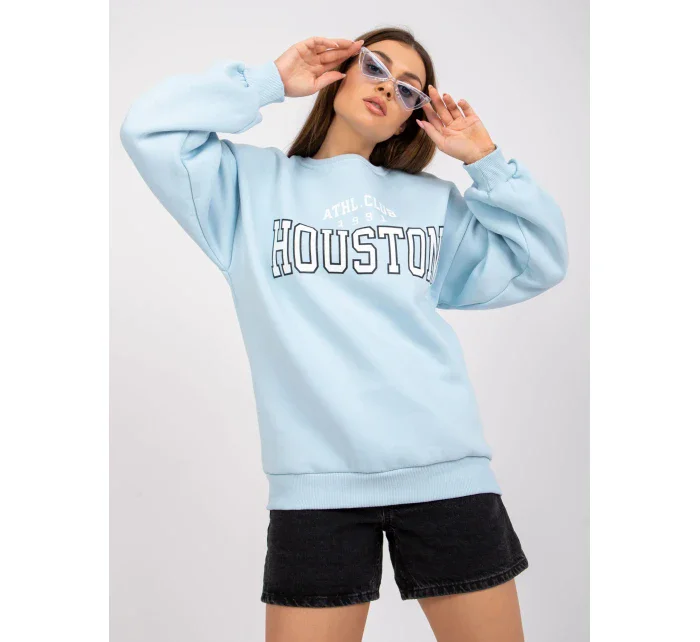 Mikina EM BL 617 model 17047518 světle modrá - FPrice Mikina EM BL 617 model 17047518 světle modrá - FPrice