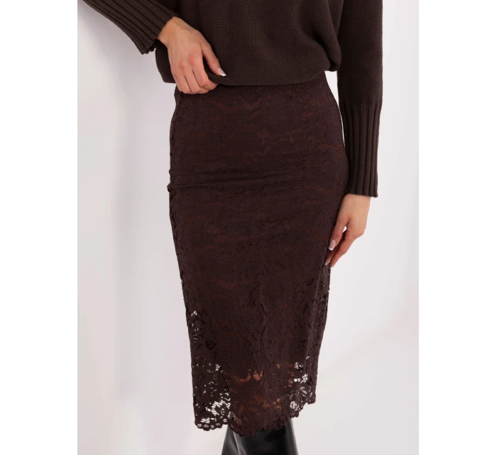 Sukně MI SD G9139.33 tmavě hnědá Sukně MI SD G9139.33 tmavě hnědá