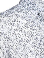 Pánská bílá košile s krátkým rukávem FashionStreet KX1041