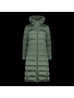 Dámská zimní bunda s kapucí  kabát dlouhý zelený model 21350585 - CMP