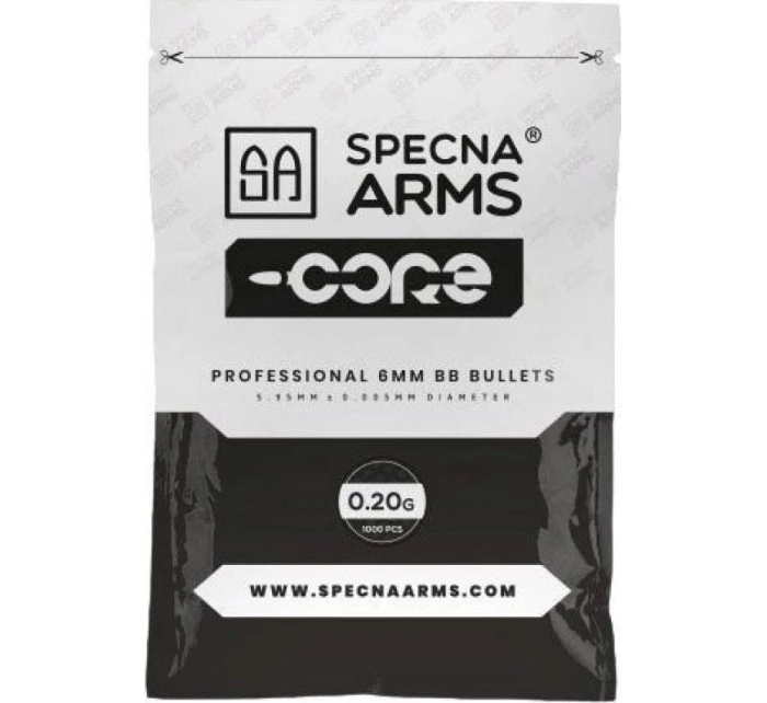 Specna Arms CORE 0.20g ASG kulky - 1000 kusů (SPE-16-021002) Specna Arms CORE 0.20g ASG kulky - 1000 kusů (SPE-16-021002)