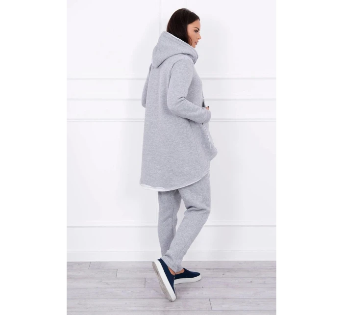 Šedá souprava kalhot baggy Šedá souprava kalhot baggy