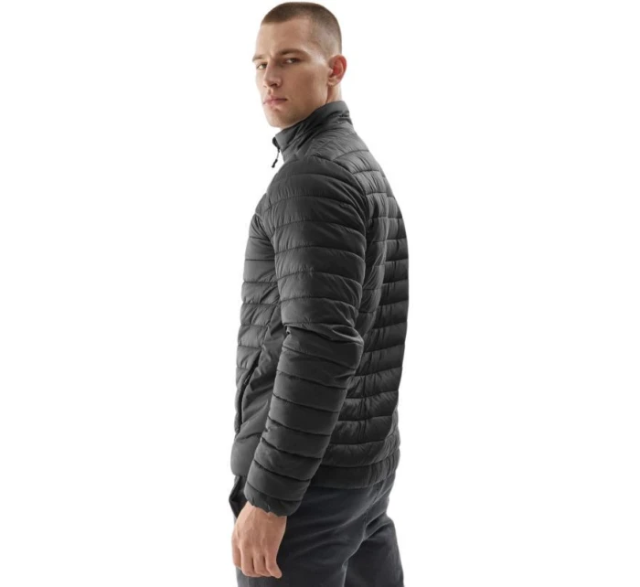 Pánská péřová bunda 4FAW23TDJAM239 20S Černá - 4F