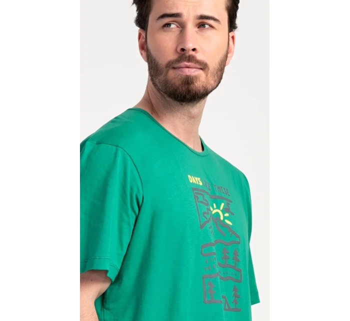 Pánská noční košile s krátkým rukávem Outdoor