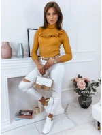 Dámský svetr NOAH žlutý FashionStreet MY1408