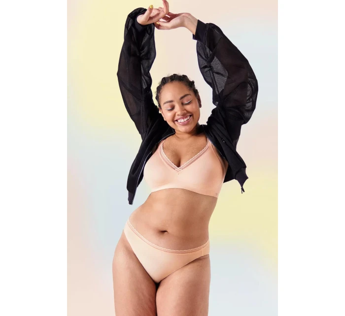 Podprsenka bez kostic BODY ADAPT Twist Soft bra - POWDER ORANGE - oranžová 00BG - SLOGGI Podprsenka bez kostic BODY ADAPT Twist Soft bra - POWDER ORANGE - oranžová 00BG - SLOGGI