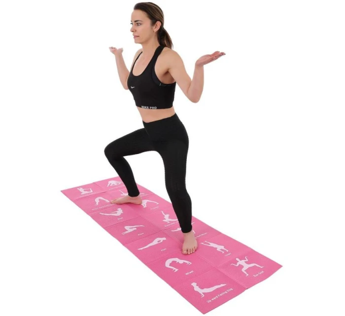 Skládací podložka na jógu 1700x600x5MM RED ENERO FIT