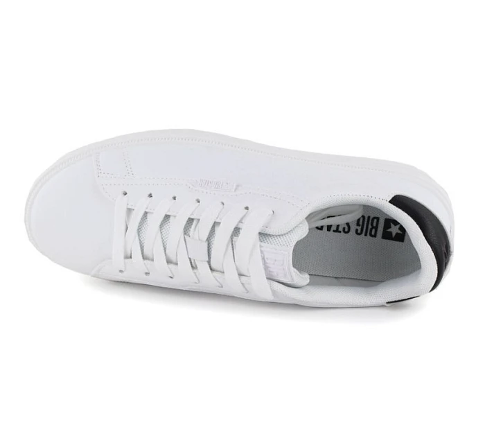 Pánská bílá sportovní obuv z ekokůže Big Star TT174331 Pánská bílá sportovní obuv z ekokůže Big Star TT174331