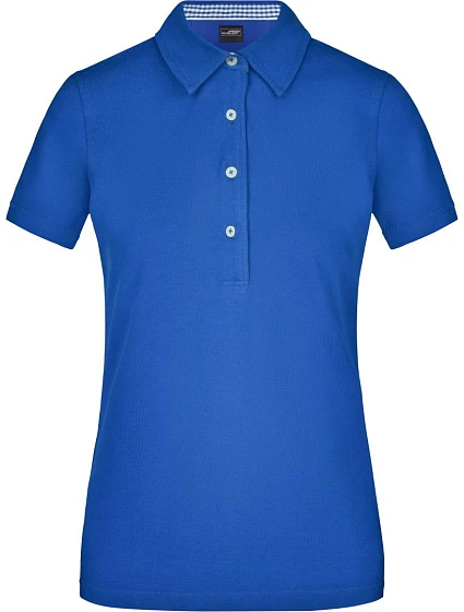 Daiber JN 969 Dámské piqué polo "Plain" 02.0969 royal/royal/white Daiber JN 969 Dámské piqué polo "Plain" 02.0969 royal/royal/white