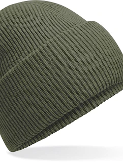 B Pletená čepice s manžetou "Recycled" 53. olive green model 22433148 - Beechfield