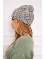Dámská čepice Eliza K205 grey+violet+ecru Dámská čepice Eliza K205 grey+violet+ecru