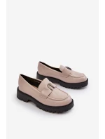 Dětské Polobotky Mokasíny S Ozdobou Šedé model 21649177 - VINCEZA