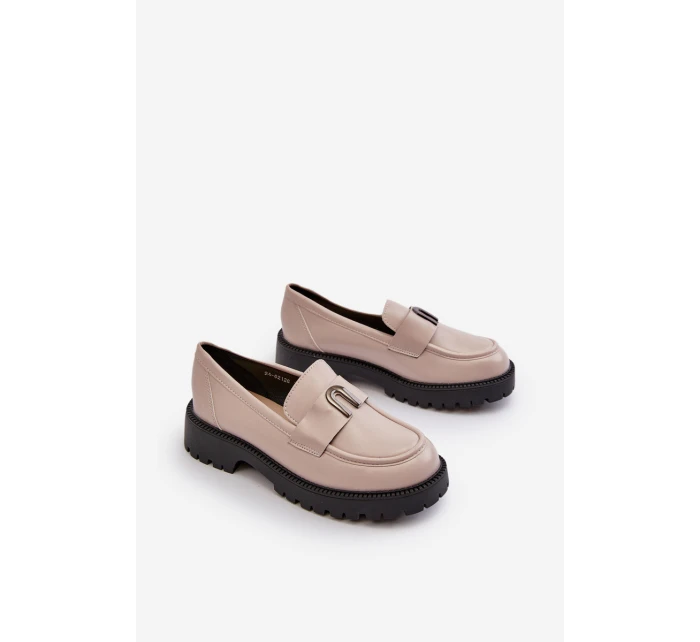 Dětské Polobotky Mokasíny S Ozdobou Šedé model 21649177 - VINCEZA