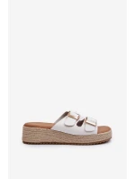 Dámské žabky s eko bílé model 21660689 - Boto Dámské žabky s eko bílé model 21660689 - Boto