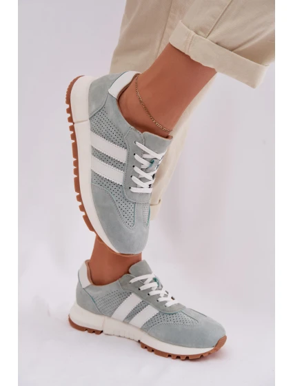 Dámské tenisky z přírodního semiše mátové Marceline Dámské tenisky z přírodního semiše mátové Marceline