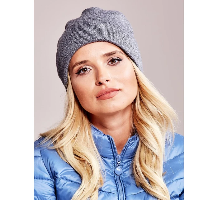 Czapka AT CZ model 19056125 ciemny szary - FPrice