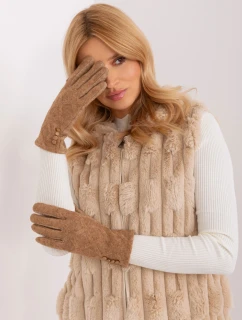 Rękawiczki AT RK model 19367747 camelowy - FPrice