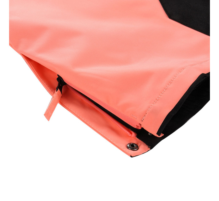 Dámské lyžařské kalhoty s membránou ptx ALPINE PRO OSAGA neon salmon