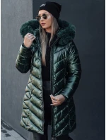 Dámská prošívaná zimní bunda BELLATRIX zelená FashionStreet TY4591