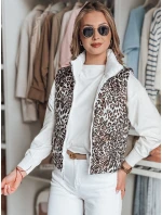 Dámská krátká oboustranná vesta CHIPUFF bílá FashionStreet TY4821